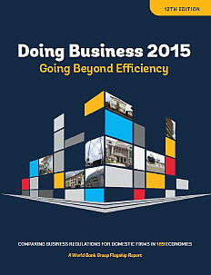 Doing Business 2015: Going Beyond Efficiency