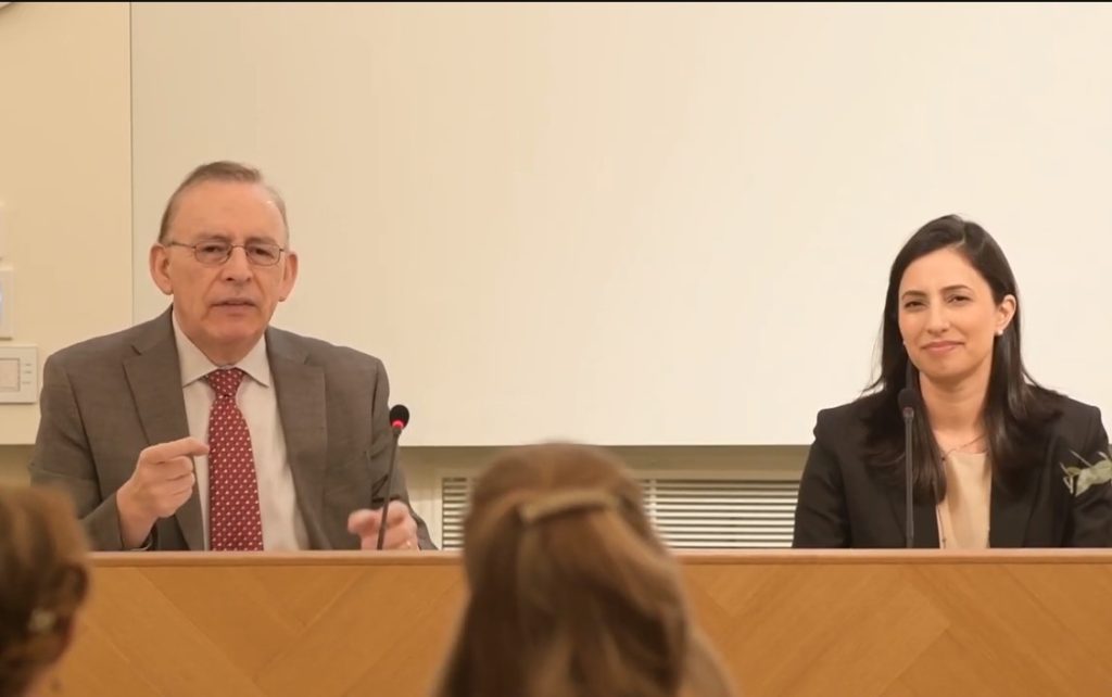 Augusto Lopez-Claros speaks at the Swedish Parliament