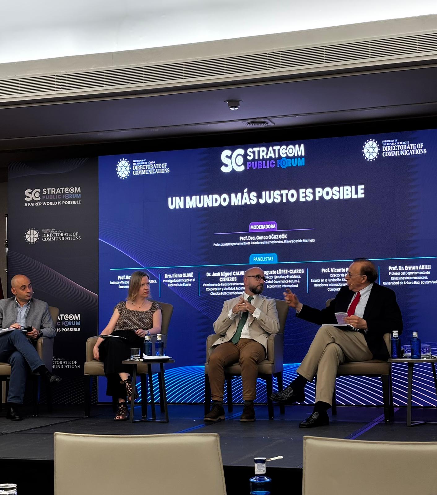 Augusto Lopez Claros in Turkish Embassy in Madrid